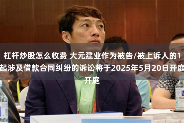 杠杆炒股怎么收费 大元建业作为被告/被上诉人的1起涉及借款合同纠纷的诉讼将于2025年5月20日开庭