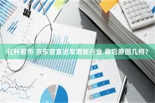 杠杆股市 京东官宣进军酒旅行业 背后原因几何？